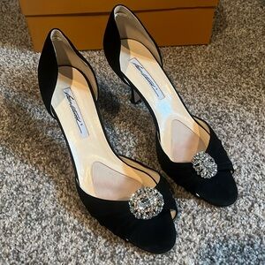 Brian Atwood Crystal Embellishments Sandals